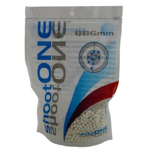 Airsoftové guličky "ONE shoot" 0,43g / 2000ks - biele