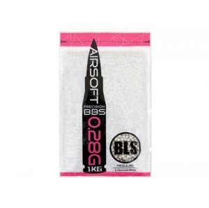 Airsoftové guličky BLS Precision 0,28g/3570ks - biele