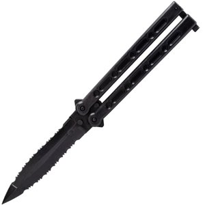 Nôž zatvárací motýlik plastový COLD STEEL FGX Balisong - čierny