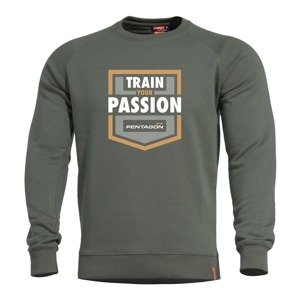 Mikina PENTAGON Train Your Passion Sweater - camo green