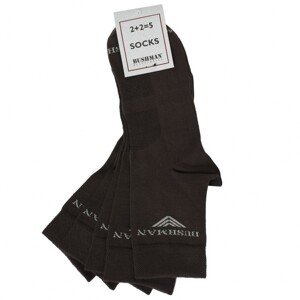 Bushman ponožky Bushman Bio Set 2,5 hnedé 39-42