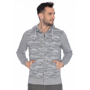 Bushman Pánska mikina Jeff, svetlošedá XL