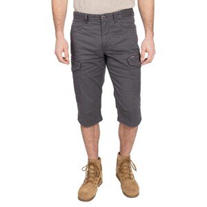 Bushman Pánske 3/4 pánske kraťasy Oli, tmavošedé 34